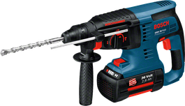 en maletín de transporte con 2 baterías de litio de 2,6 Ah, tope de profundidad