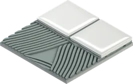 Mortero mineral.