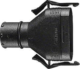 Adaptateur d'aspiration de poussière Bosch pour outils électriques.