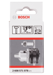 Bosch 3/8″ drill chuck 1–10mm.