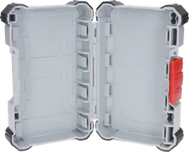 Bosch Pick and Click Box vide pour le stockage des accessoires.