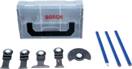 Conjunto de lâminas multiferramentas revestidas Bosch Best of PRO em Mini L-Boxx.