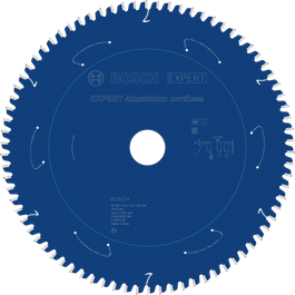 Lâmina de serra circular sem fio Bosch EXPERT para alumínio, 78 dentes.