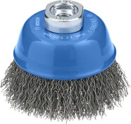 Brosse à godet Bosch Metal Clean 75 mm pour meuleuses d'angle.