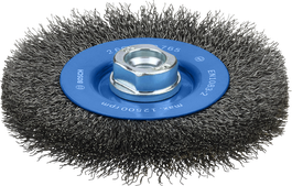 Bosch Metal Clean draadborstel 115 x 0,3 mm voor slijpmachines.