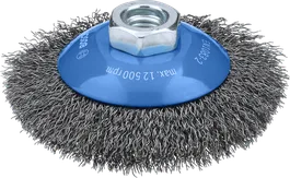 Brosse biseautée Bosch Metal Clean 100 mm pour meuleuses d'angle.