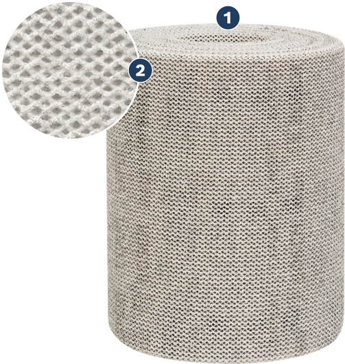 Bosch cleaning cloth roll with textured surface.