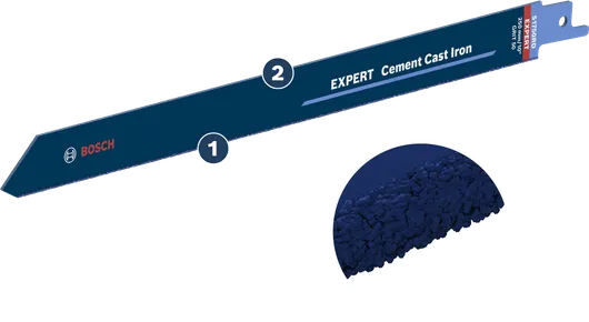 Алмазный пильный диск Bosch EXPERT для резки цементного чугуна.