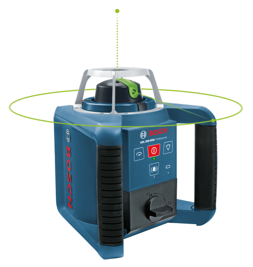 Bosch Professional Pack Laser Rotatif Extérieur GRL 300 HV avec Trepied et Mire 061599405U 