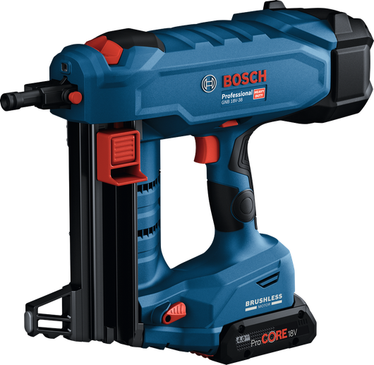 مسامير الخرسانة اللاسلكية Bosch GNB 18V-38 مع محرك بدون فرشاة.