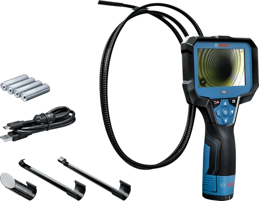 كاميرا فحص Bosch GIC 4-23 C مع الملحقات.