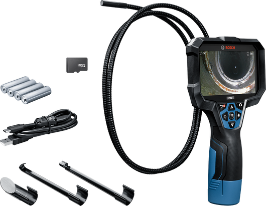 Bosch inspektionskamera GIC 5-27 C med tillbehör.