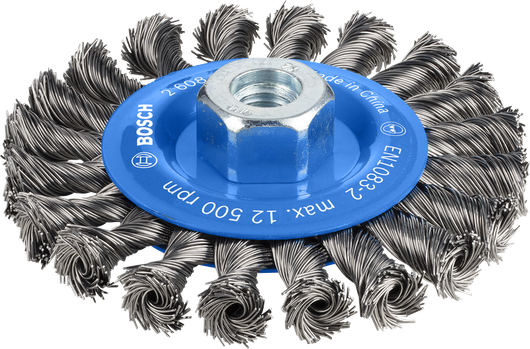 PRO Metal heavy Wire Wheel, 115 x 0.5 mm, Thread