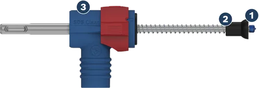 Bosch adapter SDS Clean za vrtanje z odsesavanjem prahu.