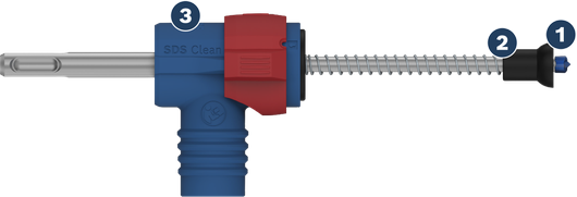 Bosch SDS Clean adapter voor stofafzuiging bij boorkronen.