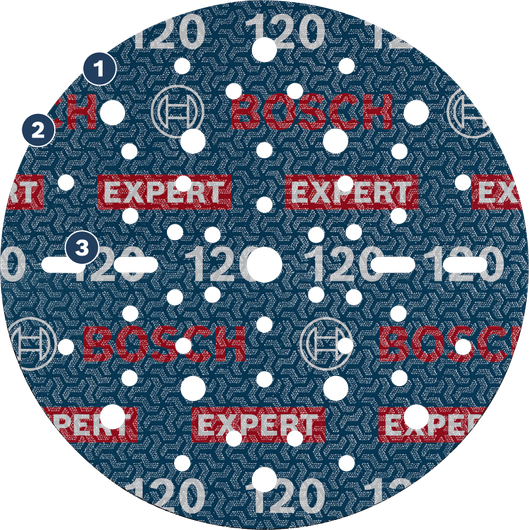Bosch EXPERT O780 брусни диск гранулације 120, 150 mm.