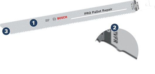 شفرة المنشار الترددي Bosch PRO Pallet Repair.