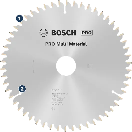شفرة المنشار الدائرية Bosch PRO Multi Material.