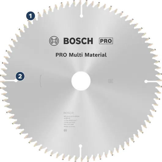 Κυκλική πριονόλαμα Bosch PRO Multi Material.