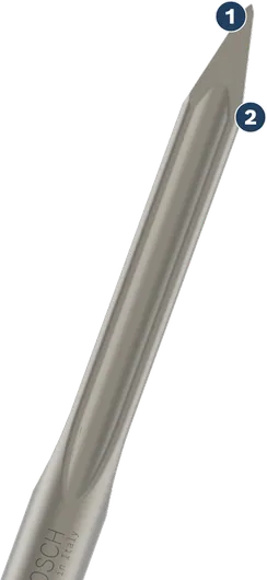 Špičatý sekáč Bosch pro demoliční a betonářské práce.