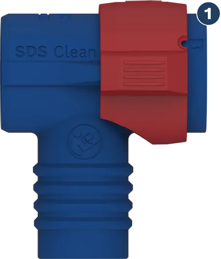 Bosch EXPERT SDS Clean plus Aansluiting voor boorhamers.