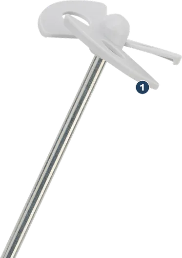 Cestello agitatore per vernice Bosch PRO da 60 mm per miscelazione.