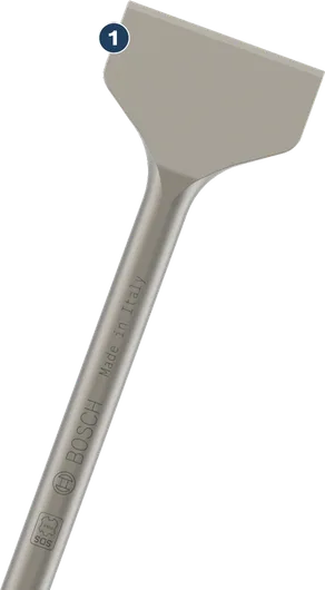 Bosch PRO SDS max-4C Tile Chisel 80 x 300 mm.