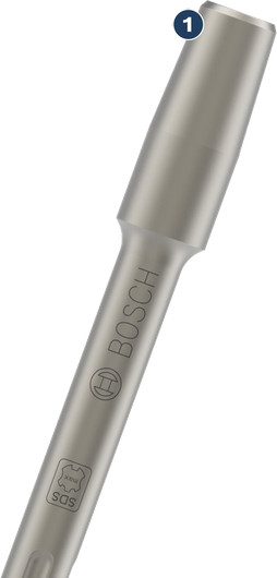Držák nástrojů Bosch PRO SDS-max 220 mm pro vrtací kladiva.