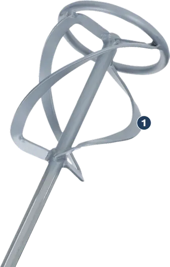 Bosch spider mixing paddle for mortar and paint.