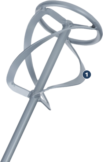 Bosch Spinnenrührpaddel für effizientes Materialmischen.