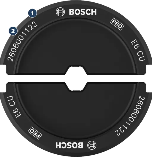 Bosch PRO E6 CU spindel voor elektrisch gereedschap.