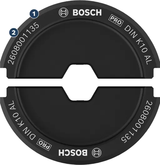 Piastra guida fresatrice Bosch PRO DIN K10 AL.