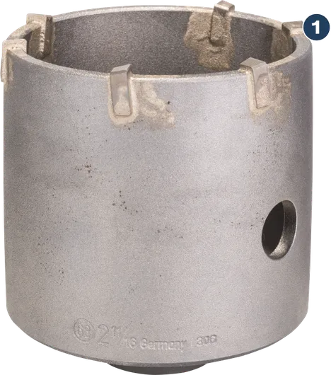 Serra copo Bosch com dentes em metal duro.