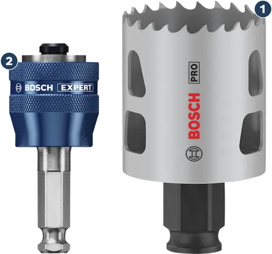 Bosch hole saw and quick-change arbor set.
