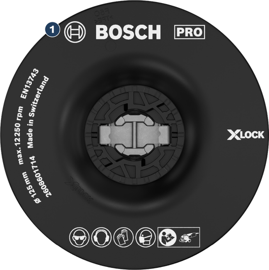 وسادة دعم المطحنة الزاوية Bosch X-LOCK.