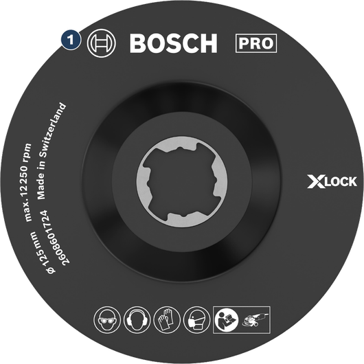 قرص قطع المطحنة الزاوية Bosch X-LOCK مقاس 125 مم.