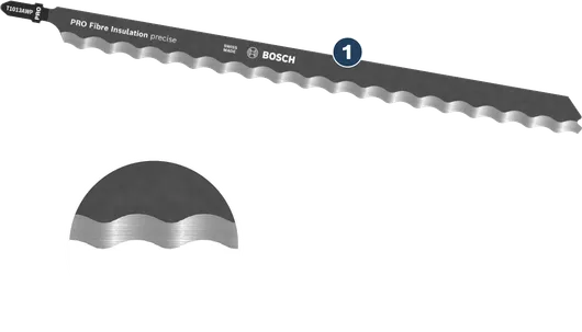 Lama per seghetto alternativo Bosch PRO Fibre Insulation Precision T1013AWP.