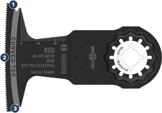 Универсальное пильное полотно Bosch Starlock AII 65 APIB.