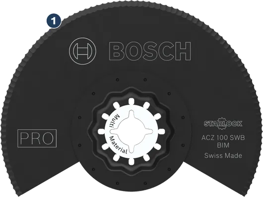 Bosch PRO ACZ 100 SWB Multitool-Klinge, 100 mm.