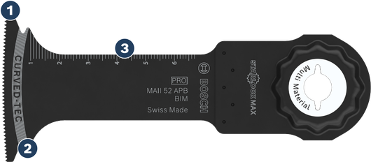 شفرة المنشار متعددة المواد Bosch Starlock Max MAII 52 APB.