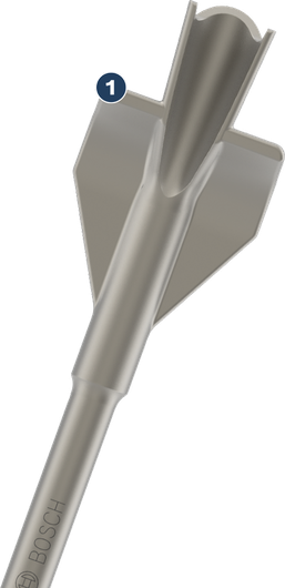 Bosch SDS Max tiibpeitel müüritise jaoks.