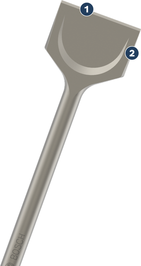 Cincel de pala Bosch PRO SDS max-5C 50 x 350 mm.