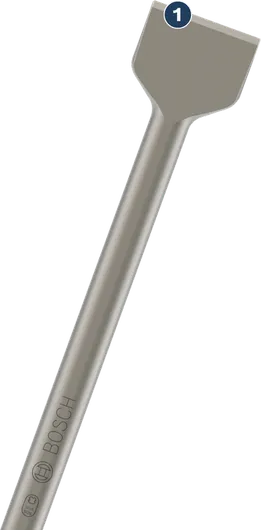 Scalpello a vanga Bosch PRO SDS plus-4C 40x250 mm.