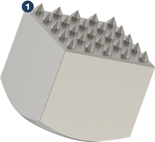 Bosch PRO SDS max-5C hårdmetalbøsningshoved med 25 tænder.