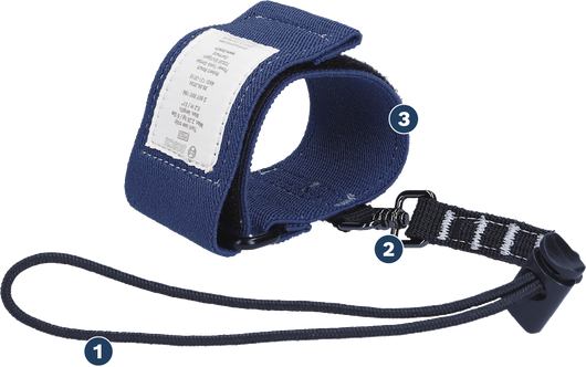 Bosch PRO Armband 2,25 kg mit runder Kordelschlaufe.