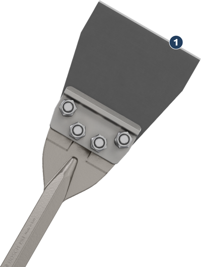 Bosch PRO HEX 28 gulvskraber med 152 mm blad.
