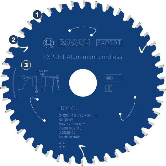 Bosch Expert aluminium sladdlös cirkelsågklinga.
