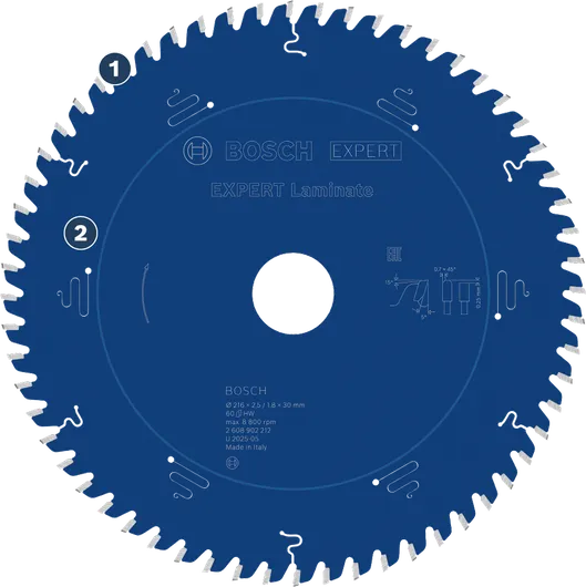 Bosch EXPERT Laminate circular saw blade for laminate.