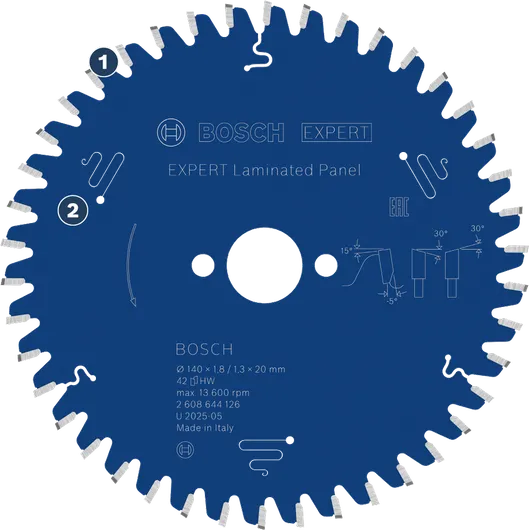 Bosch Expert Laminated Panel circular saw blade.