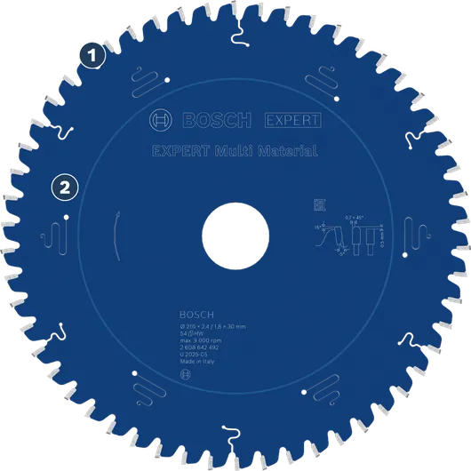 Lâmina de serra circular Bosch Expert Multi Material.